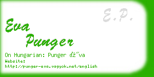 eva punger business card